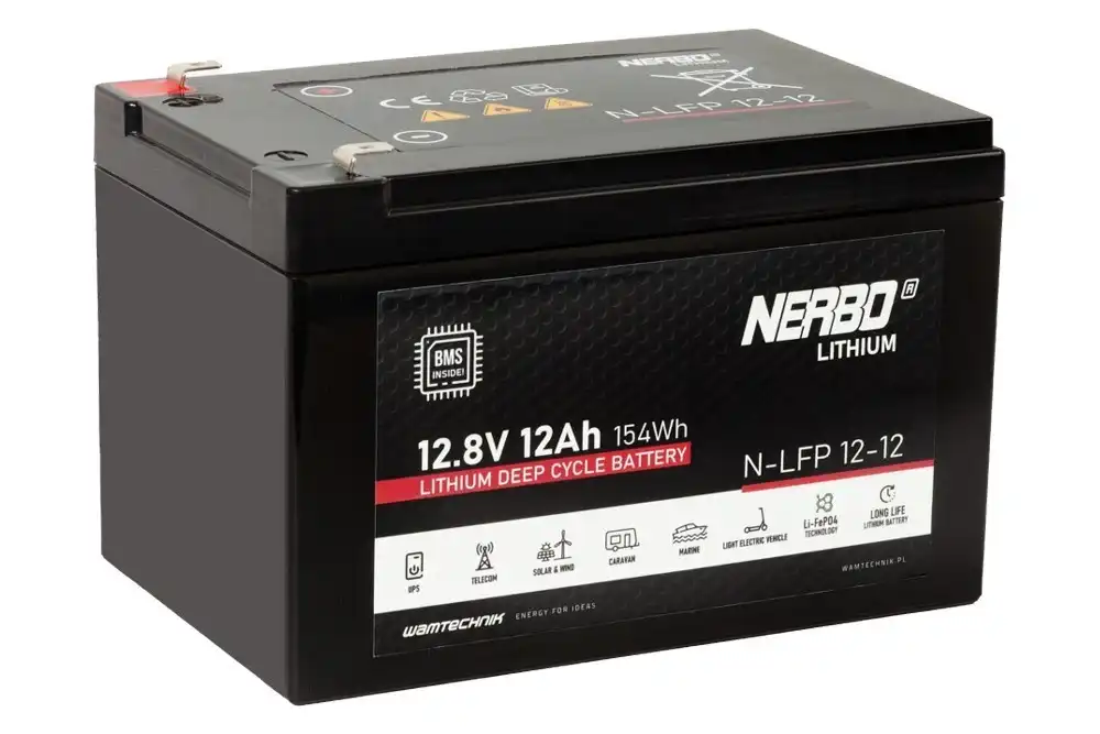 Akumulator litowy Nerbo Lithium N-LFP 12-12