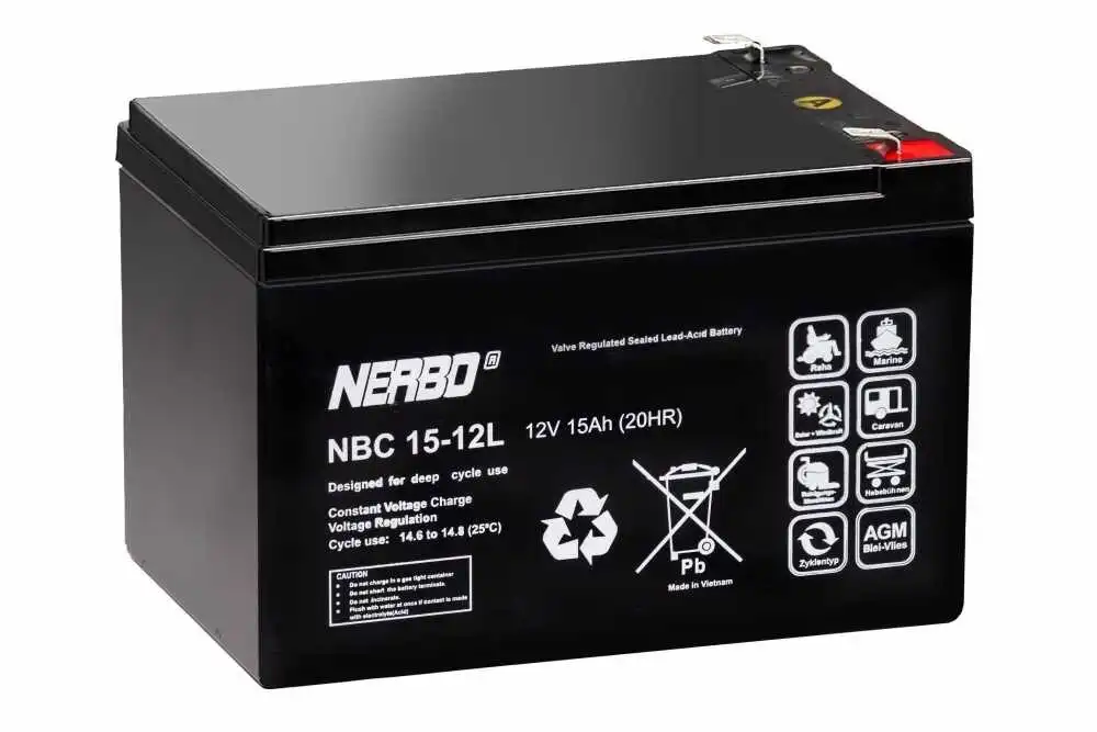 Akumulator AGM Nerbo NBC 15-12L (12V 15Ah)
