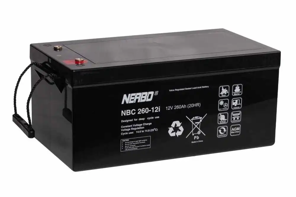 Akumulator AGM Nerbo NBC 260-12i (12V 260Ah)
