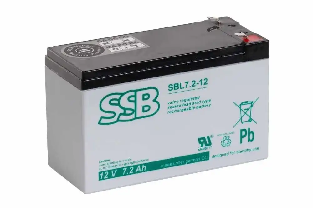 Akumulator AGM SSB SBL 7.2-12 (12V 7,2Ah)